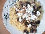 Pâtes ricotta champignons