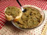 Caviar d'aubergines au basilic