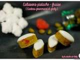 Calissons pistache & fraise { Cadeau gourmand et girly }