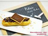 Eclair  Petit Ecolier : Chocolat blond Dulcey & pépites de chocolat noir