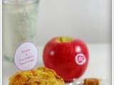 Muffin pomme et caramel au beurre salé { Spécial Pink Lady ® }