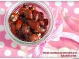 Snack apéro { Amandes caramélisées au miel, épices, cranberries et fleur de sel }