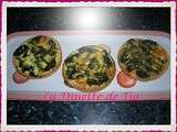 Tartelettes Chèvre Epinard