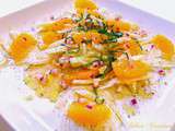 Salade de Fenouil à l'Orange Vinaigrette au Miel et Échalote