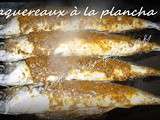 Maquereaux à la plancha