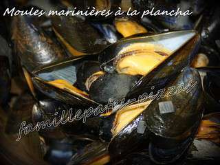 Moules marinières à la plancha