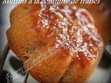 Muffins à la confiture de fraises