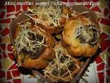 Muffins surimi - champignons de Paris