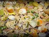 Riz frit chinois ou cantonnais