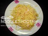 Noodle Spootnik – Pâtes aux oeufs et lardon, jambon -Plat familial