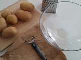 Röstis de pommes de terre et salade, une recette simple, rapide, économique,et tellement bonne