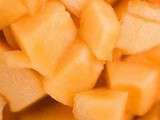 Soupe de melon au pastis et aux dés de jambon de montagne