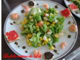 Salade de mangue et de haddock
