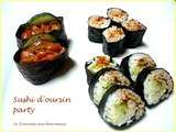 Sushi party... d'oursin