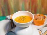 Soupe potiron carotte curcuma
