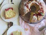 Gâteau de Savoie aux fraises et fève tonka