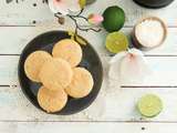 Muffins citron vert-coco-noisette