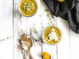 Soupe Aubergine-lentilles aux épices