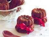 ღ Direction la Provence : petits moelleux au chocolat parfumés à la lavande et au miel ღ