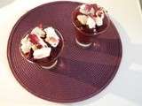 Verrines toute rose (betteraves - chèvre à la rose)