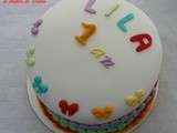 Rainbow cake { gâteau arc en ciel }