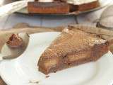 Gâteau tarte chocolat poire – sans beurre