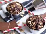 Muffin chocolat cacahuète – sans sucre ni beurre