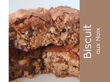 Biscuit aux noix inspiré de la recette de Christophe Felder - La Machine à Explorer