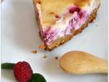 Cheesecake aux framboises