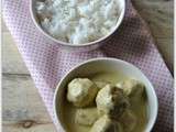 Curry de boulettes de poisson