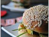 Mini burgers au foie gras