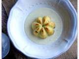 Petits dômes de surimi aux poireaux, sauce citron
