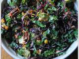 Salade composée au chou kale