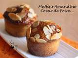 Mini Muffins Amandine Coeur de Poire (et Vacances !)