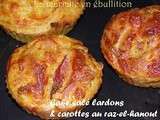Cake salé lardons & carottes au raz-el-hanout