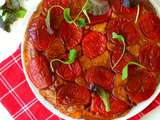 Gâteau renversé façon tatin de tomates très gourmande