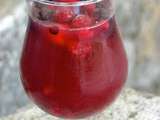 Cocktail rosé - fruits rouges