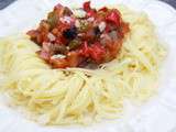 Spaghetti aux poivrons