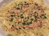 Tagliatelle au saumon