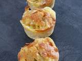Muffins fanes de radis/navets-raclette