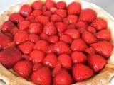 Tarte aux fraises sans gluten et sans lactose