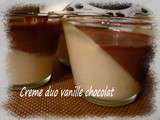 Petites crèmes duo vanille-chocolat (thermomix)