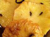 Ananas roti à la vanille