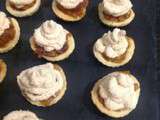 Mini tartelette oignons, chantilly de foie gras