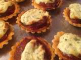 Mini tartelette tomate et fromage frais