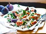 Honeyed Fig, Watercress & Fennel Salad w/ Goats Cheese