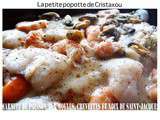 Marmite de poisson aux moules crevettes et noix de saint-jacques