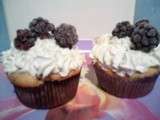 Cupcake fruits rouge et ricotta