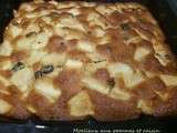 Moelleux aux pommes et raisin