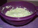 Concombre au fromage blanc (thermomix)